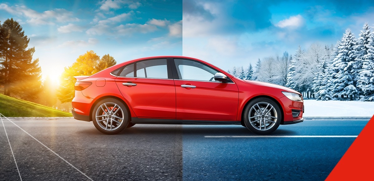 How do engine oils behave differently in extreme cold versus extreme heat?