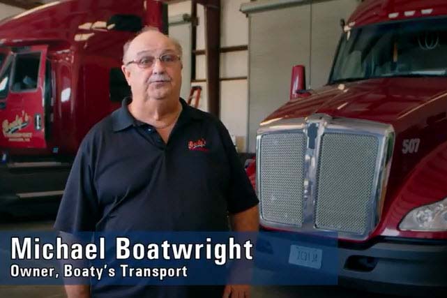 Texaco Delo - Boaty Transportation fleet testimonial
