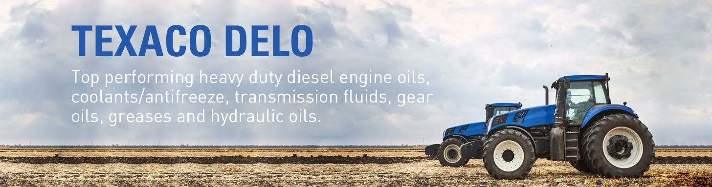 Texaco Delo - advanced engine oils and lubricants for truck, bus and off-road equipment across construction, mining and agricultural applications
